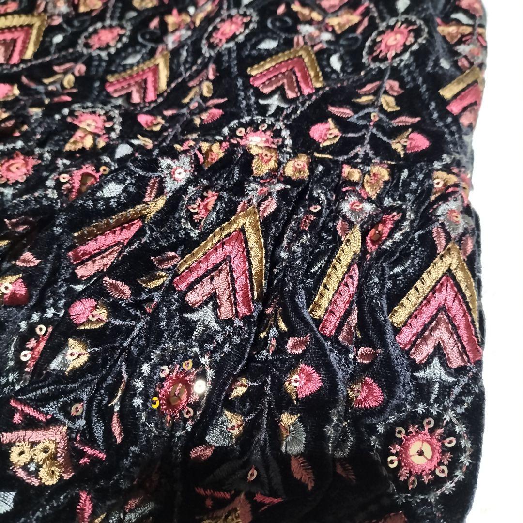 ✨完売品✨ Amina アミナ ベロア ティアード ロングスカート 希少 現行品