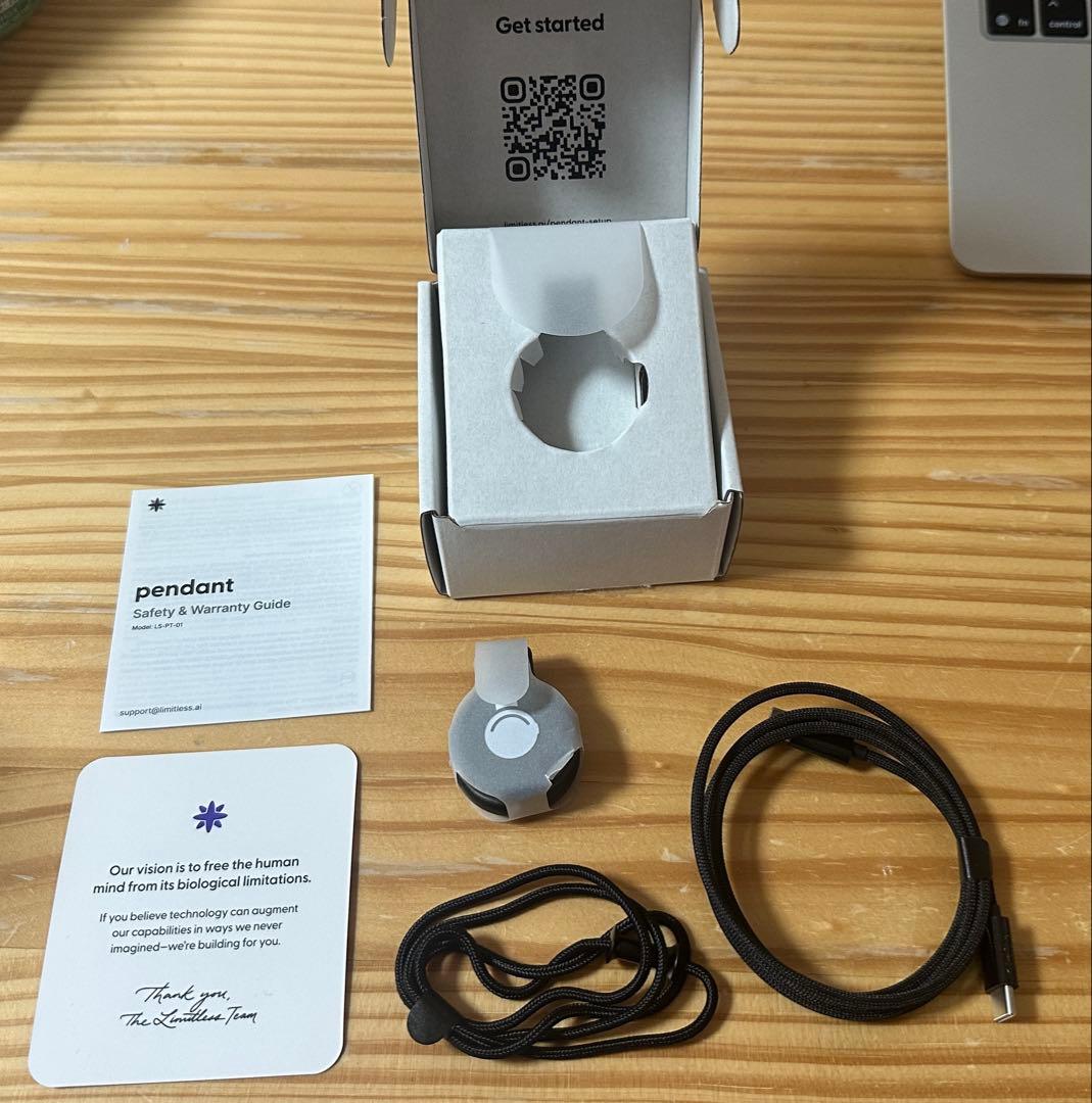 【新品・未使用】Limitless AI ペンダント