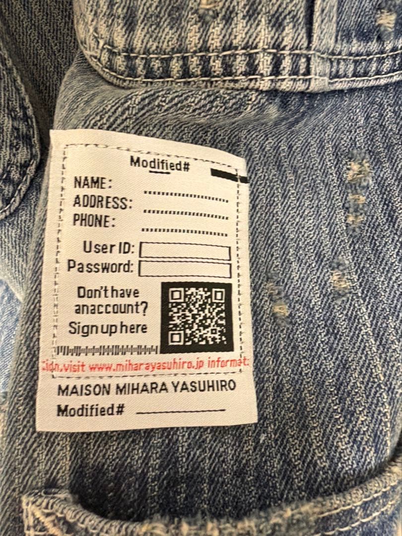 よ*ー様 Maison Mihara Yasuhiro 25SS カバーオール