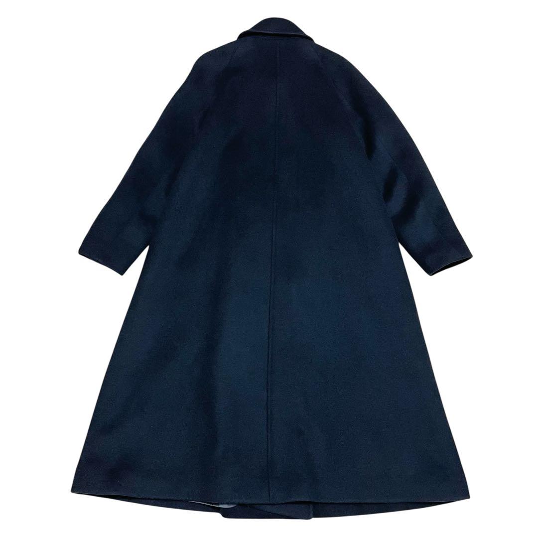 美品✨　steven alan ウールカシミヤテントロングコート ネイビー　S