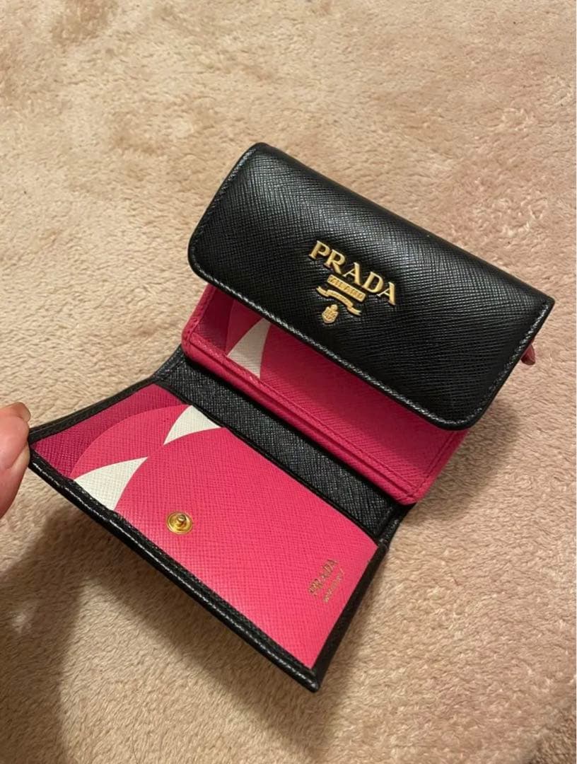 PRADA 折り財布 マルチカラー
