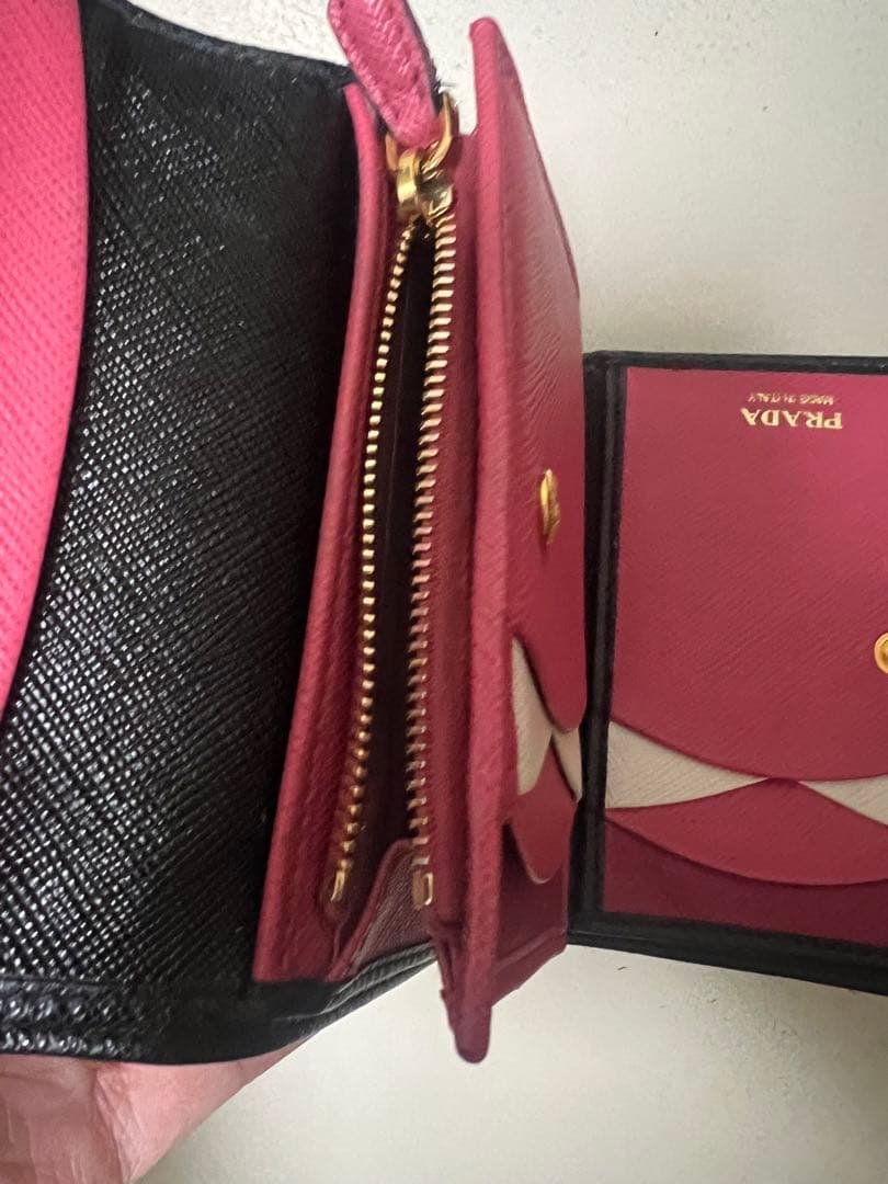 PRADA 折り財布 マルチカラー