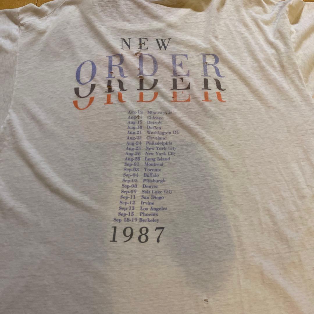 ジ*カ様 ●超貴重 new order ビンテージtシャツ 80s ユーロボディ