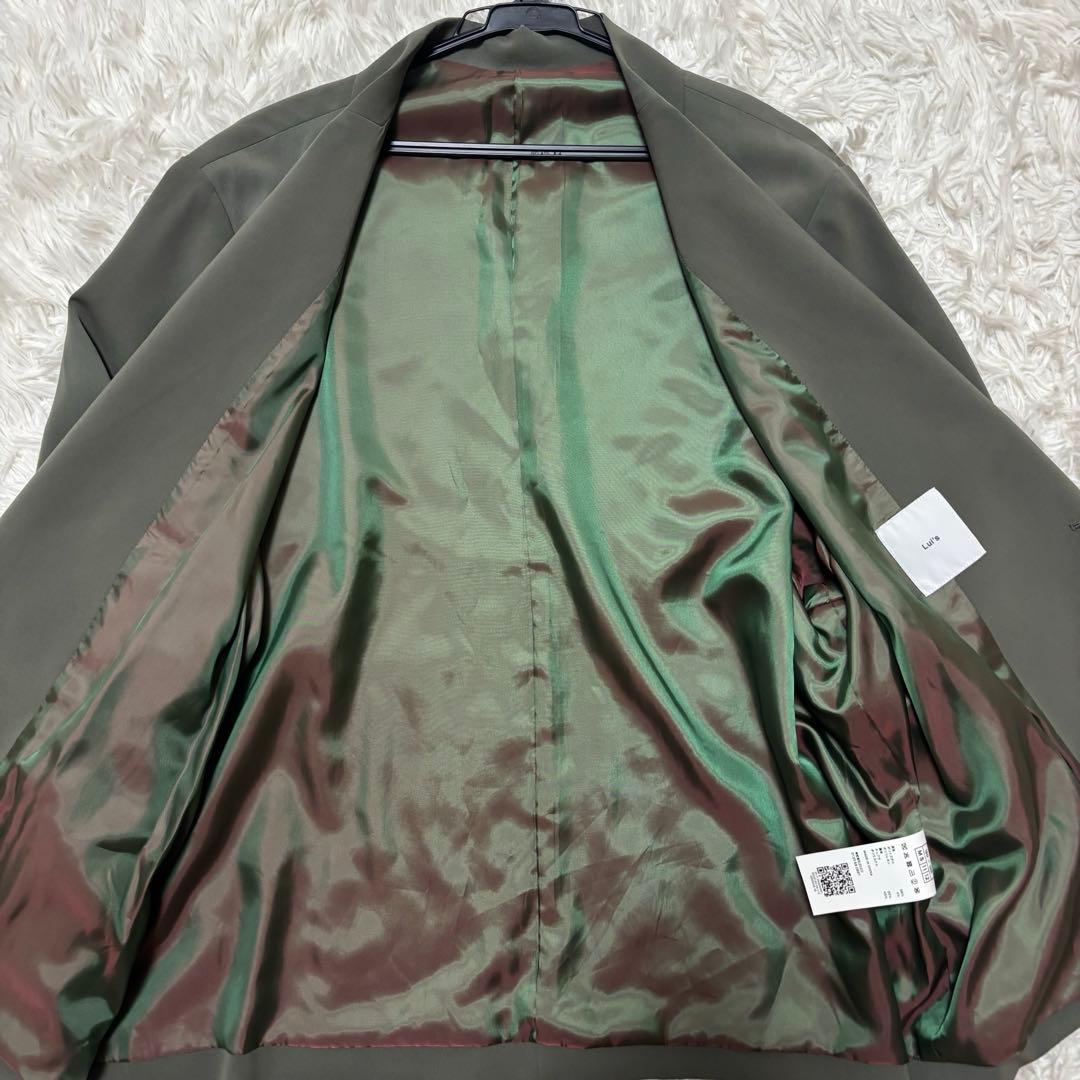LUI'S スーツセットアップ　オーバーサイズ　ストレッチ　玉虫色　伸縮性