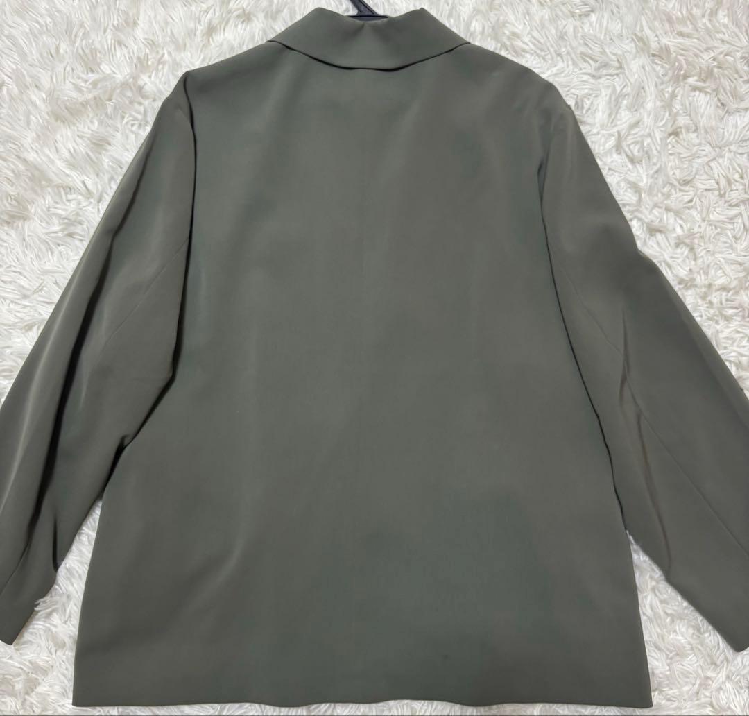 LUI'S スーツセットアップ　オーバーサイズ　ストレッチ　玉虫色　伸縮性