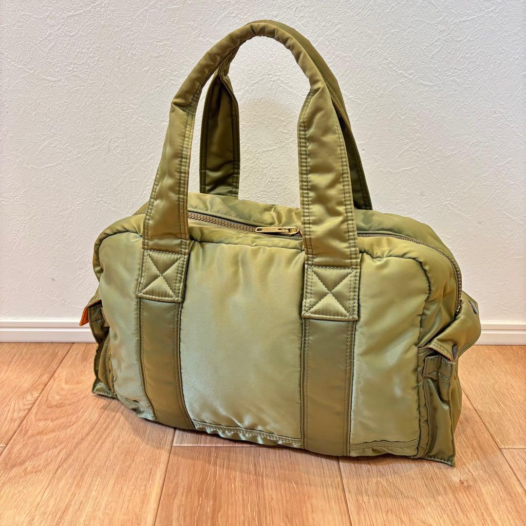 【美品】PORTER ダッフルバッグ ボストンバック　セージグリーン