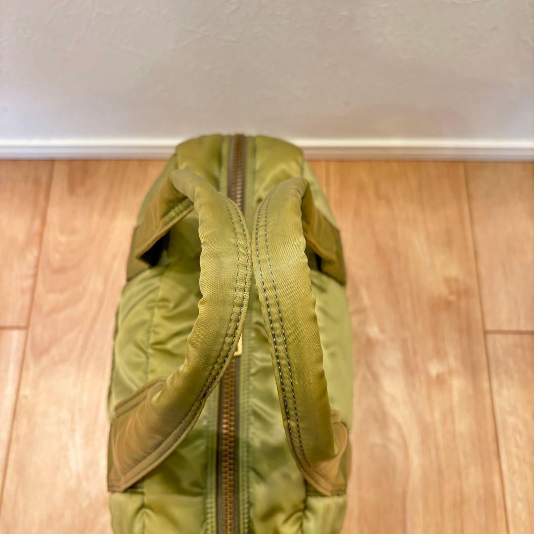 【美品】PORTER ダッフルバッグ ボストンバック　セージグリーン