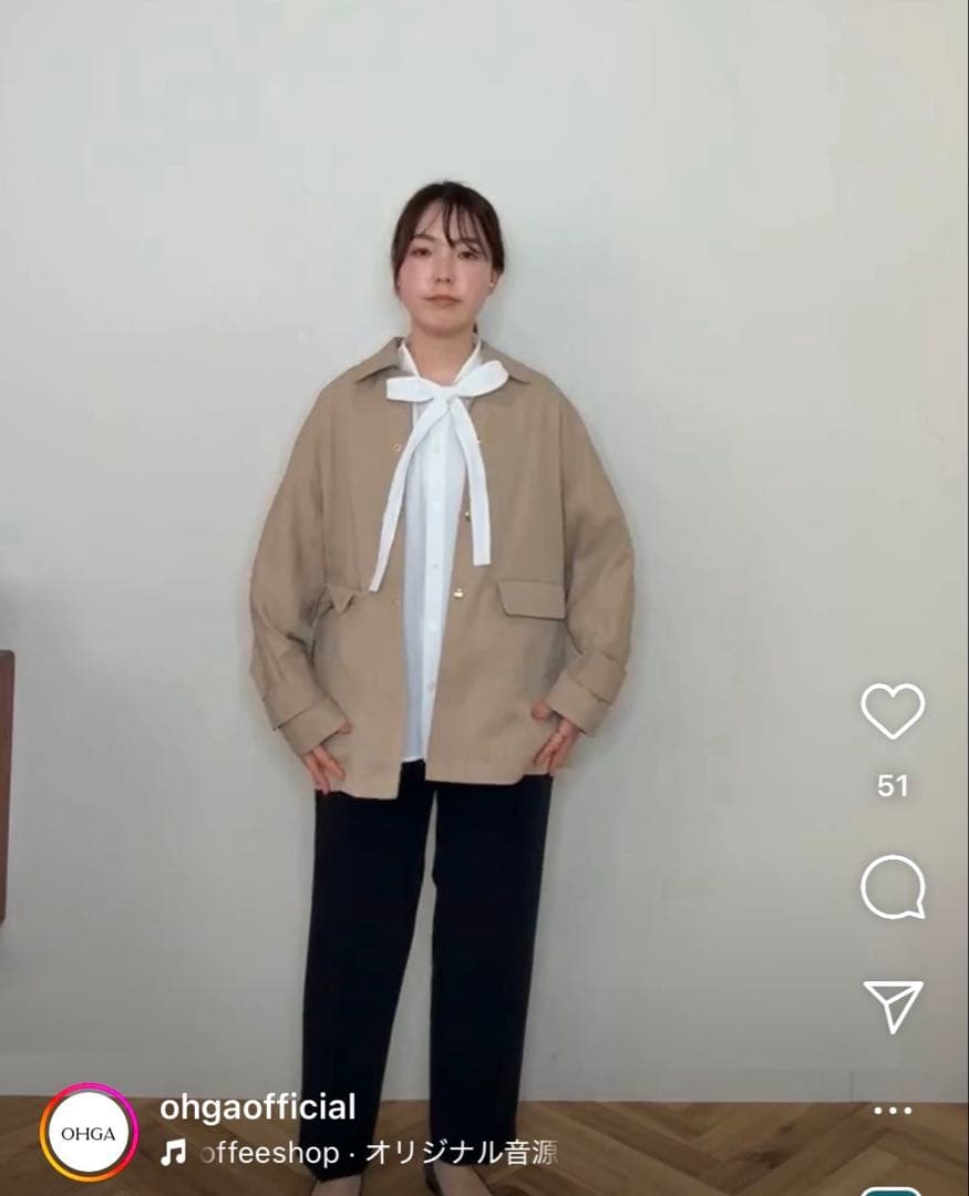 OHGA トレンチコート