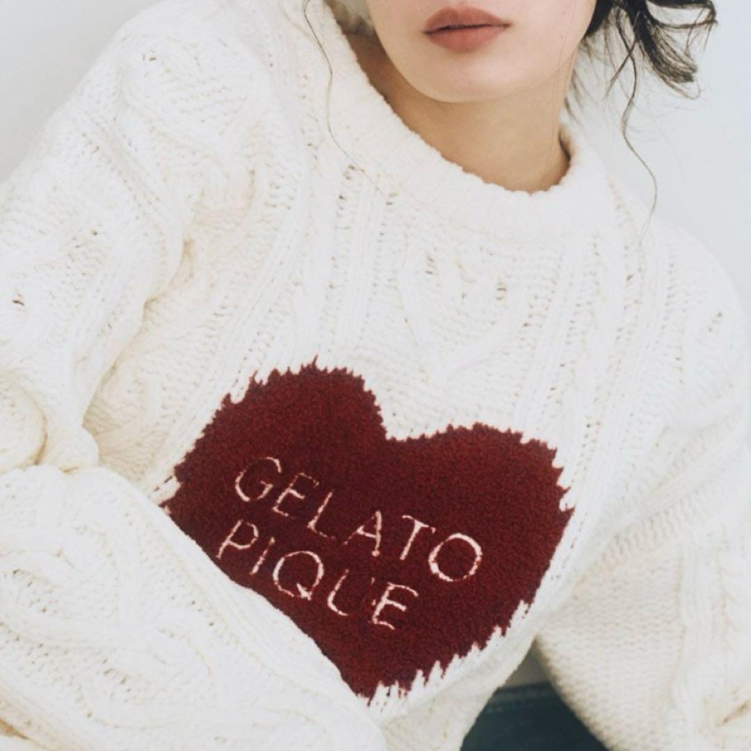 【ジェラピケ】出品今週まで最終値下げ12/25限定価格♡ハートアランプルオーバー
