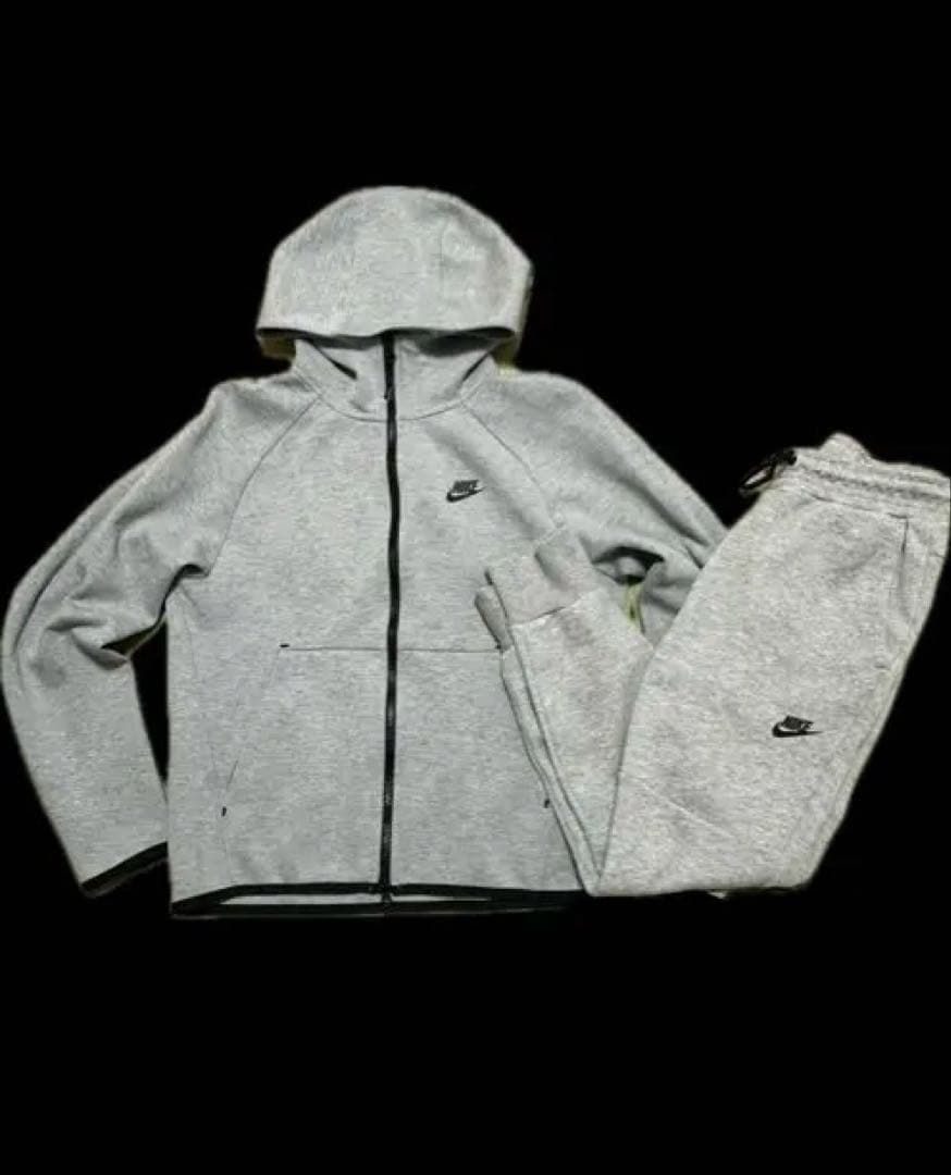 最終値下げ　Nike テックフリース グレー 廃盤 上M 下S セットアップ