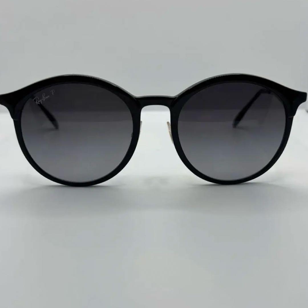 Ray-Ban ラウンドサングラス 偏光レンズ