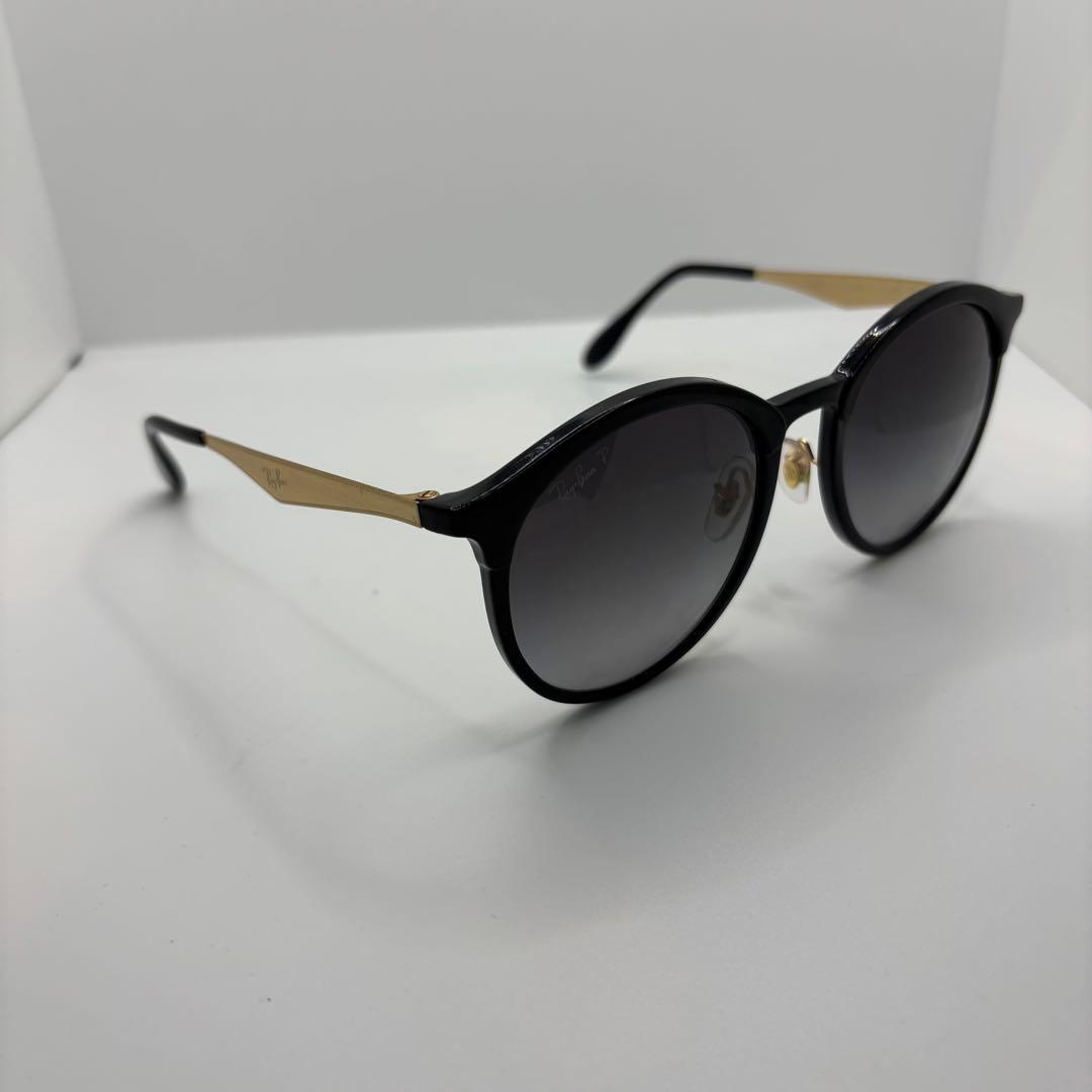 Ray-Ban ラウンドサングラス 偏光レンズ