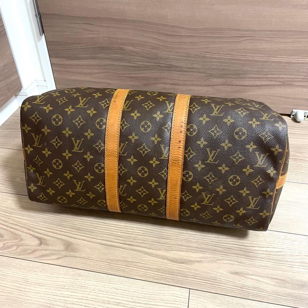 ルイヴィトン　ボストンバッグ　キーポル45 バンドリエール　モノグラム　ブラウン