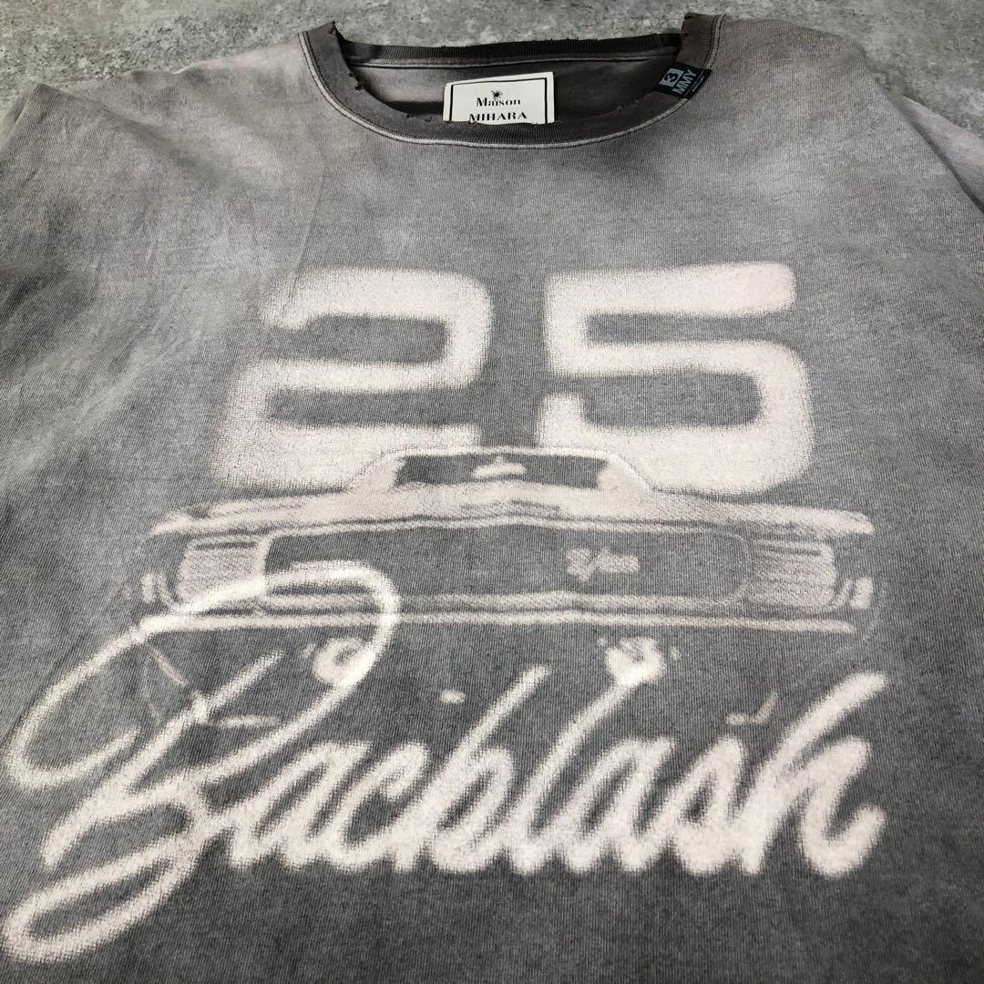 ミハラヤスヒロ　バックラッシュ　25th　Tシャツ　ヴィンテージ加工　48 半袖