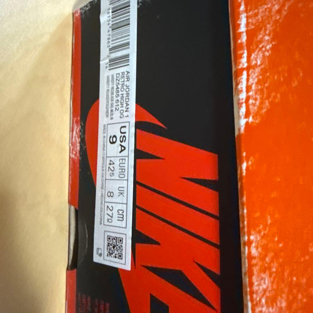 慧*橋様 Air Jordan 1 ホワイト/レッド/ブラック ハイカット