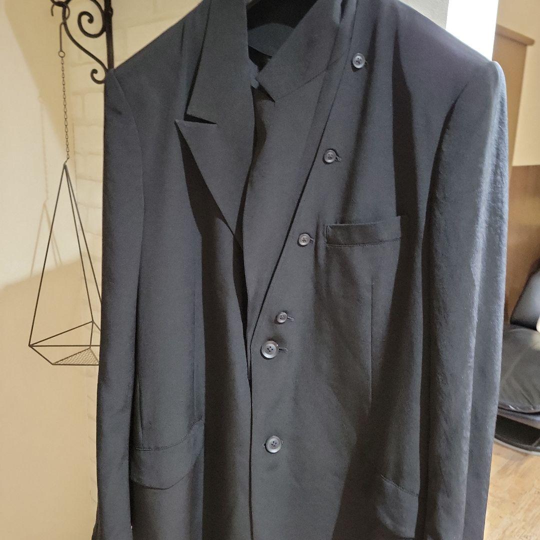 Yohji Yamamoto POUR HOMME 着脱衿袖釦システムジャケット
