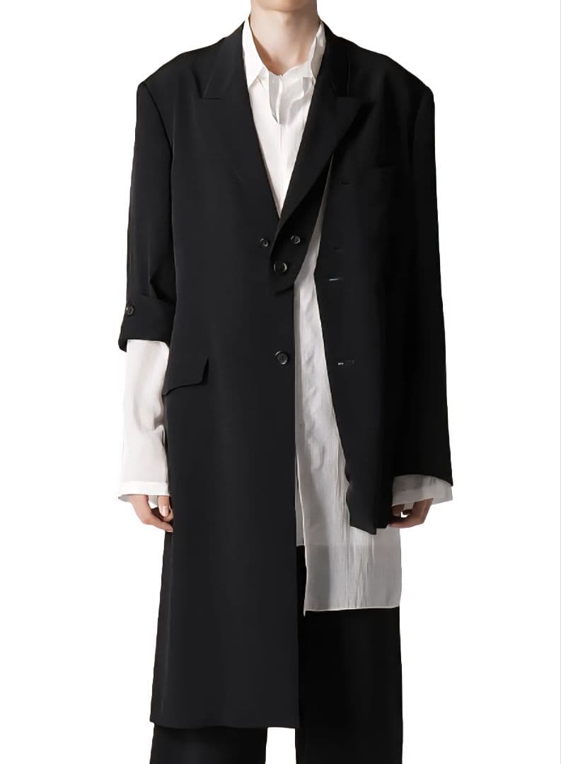 Yohji Yamamoto POUR HOMME 着脱衿袖釦システムジャケット