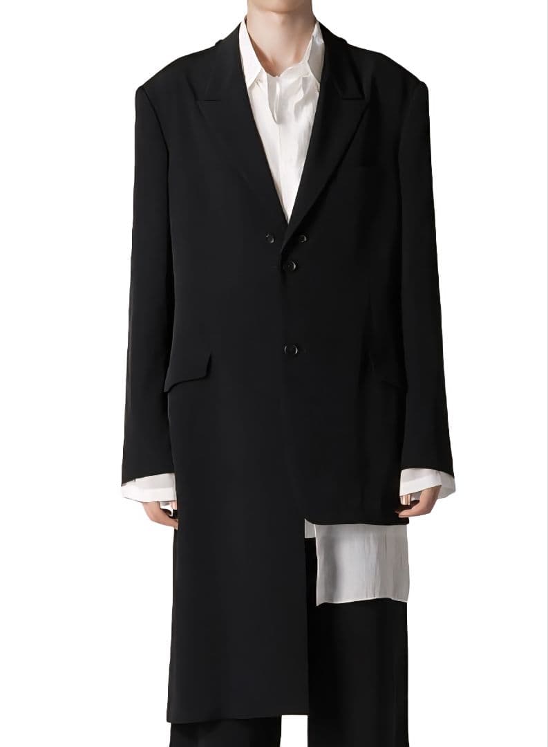 Yohji Yamamoto POUR HOMME 着脱衿袖釦システムジャケット