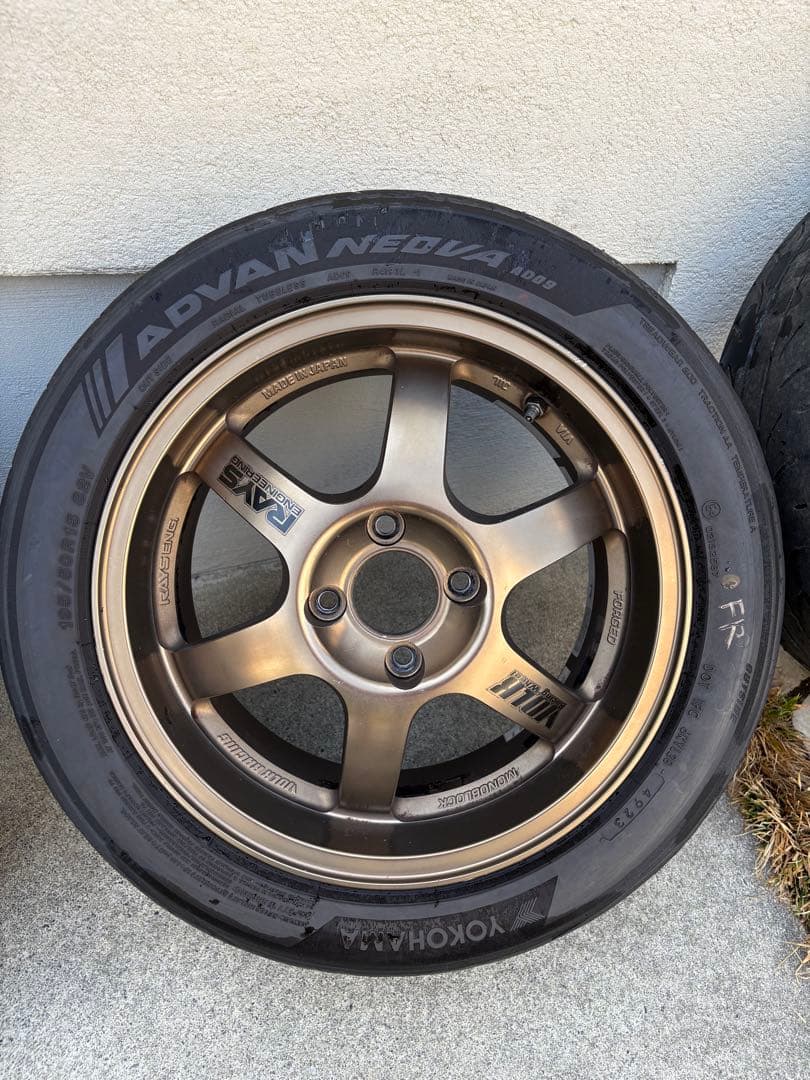 RAYS 15インチ 6.5j+43 ブロンズ TE37 CUP 廃盤
