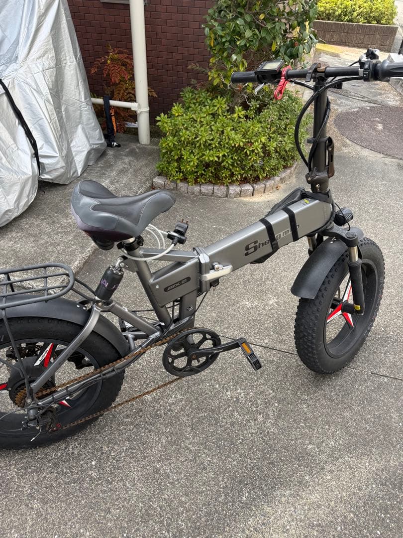 電動アシスト自転車 折りたたみ式 ブラック