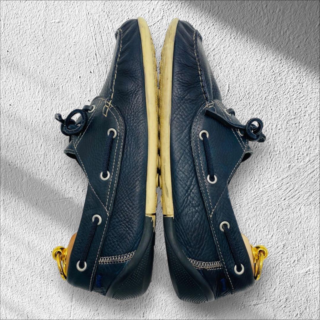 CAMPER デッキシューズ モカシン シボ革 27.5cm
