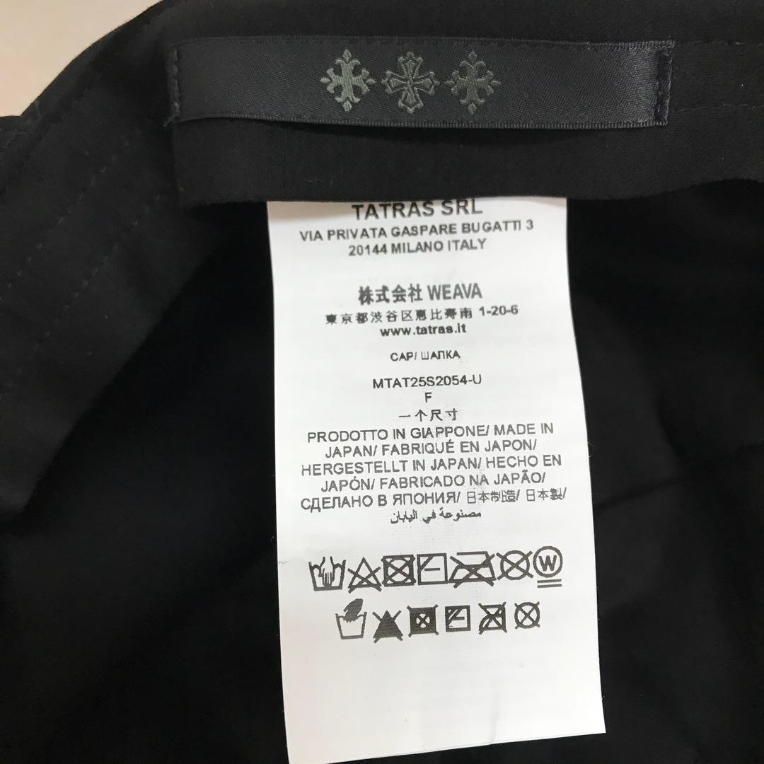 【新品】TATRAS タトラス キャップ HITEN ハイテン ブラック