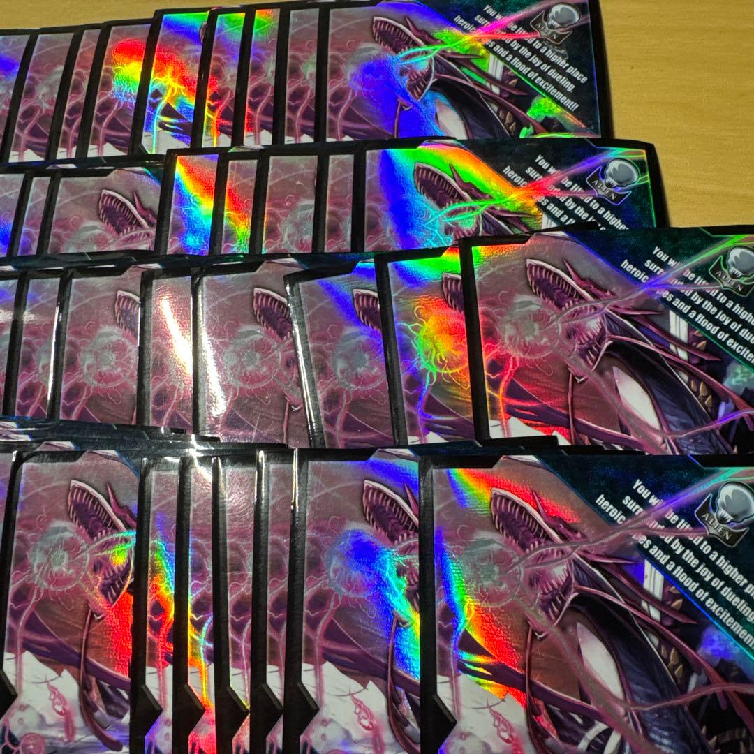 ば*す様 ガロウズデビルドラゴン dxカードプロテクト エイリアン 旧公式スリー