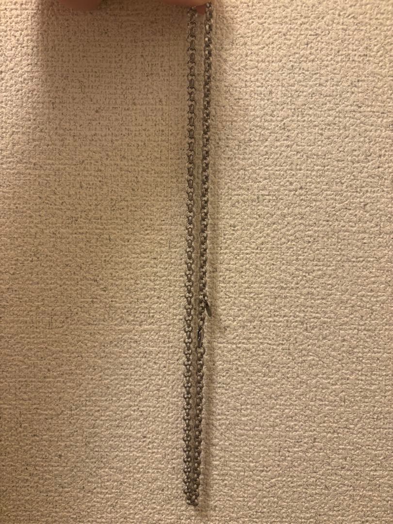正規品 SAAD 甲丸 ネックレス チェーン 長さ55cm 幅0.5cm