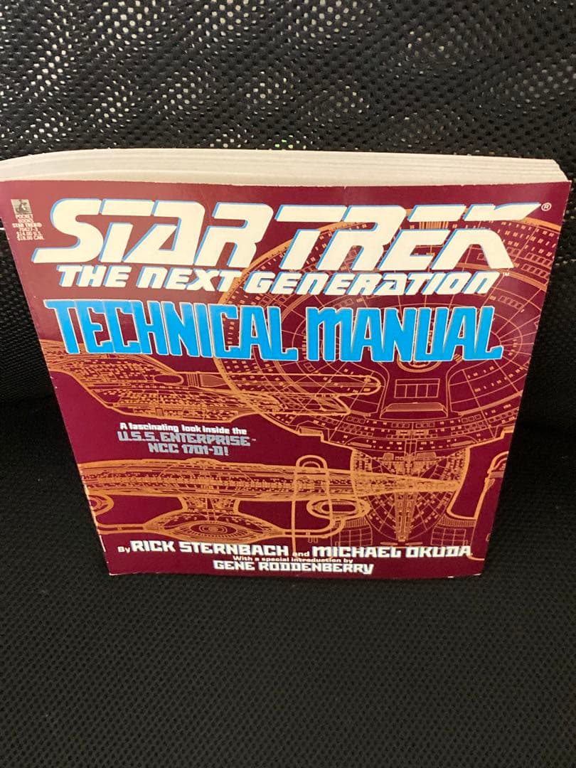 洋書Star Trek Technical Manual エンタープライズD