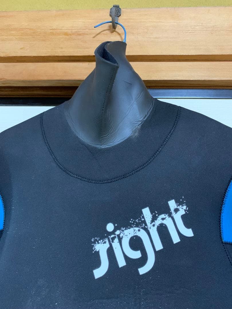 sight ドライスーツ 黒・青　サーフィン　ウェットスーツ