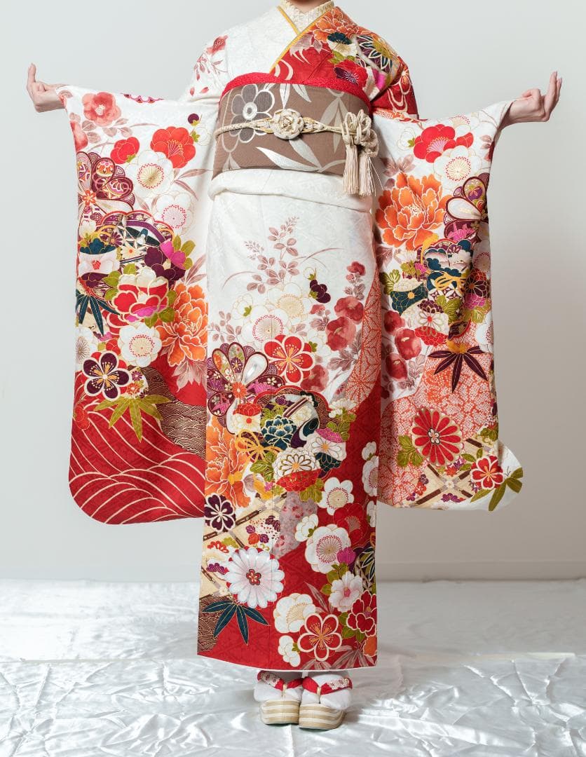 まる様正絹振袖のみ【895】【155cm~165cmの方用】