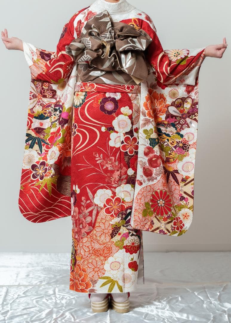 まる様正絹振袖のみ【895】【155cm~165cmの方用】