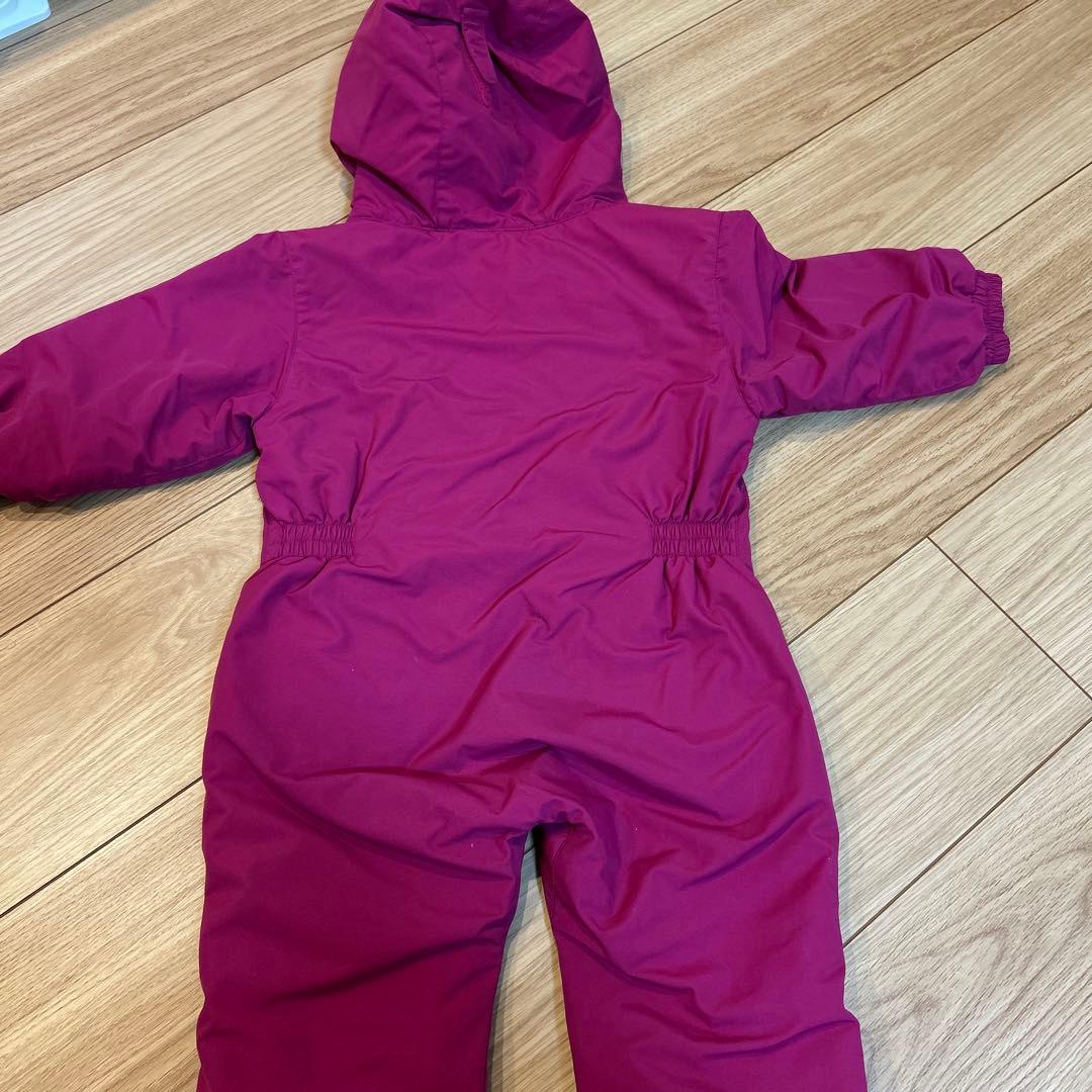 値下げ⭐︎美品⭐︎mont-bell フード付きジャンプスーツ 90cm