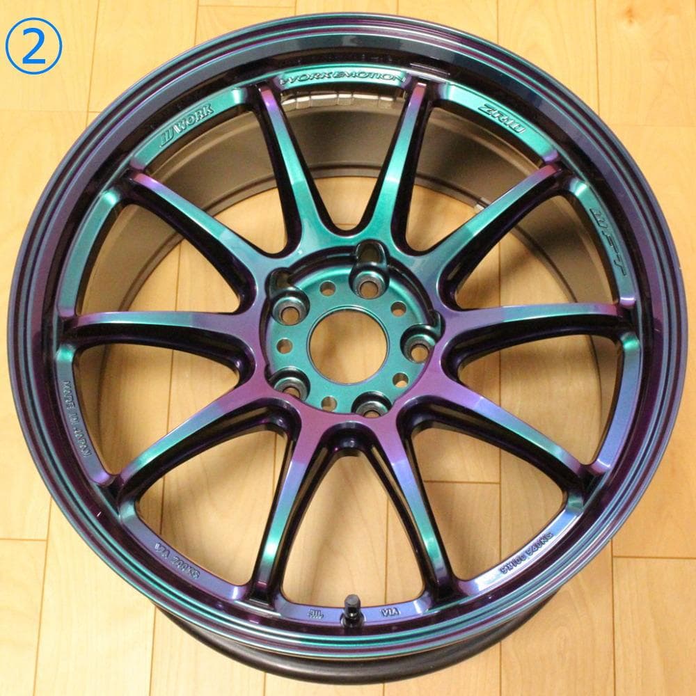 WORK EMOTION ZR10 18インチ 9.5J +22 2本