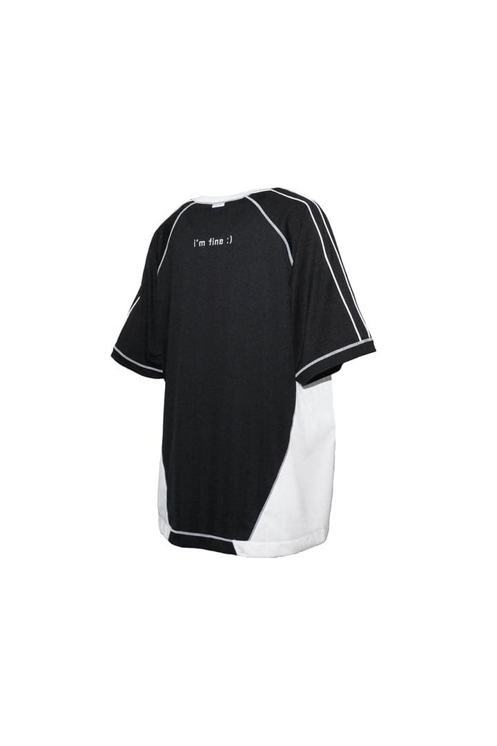 トップス theredthread message uni black