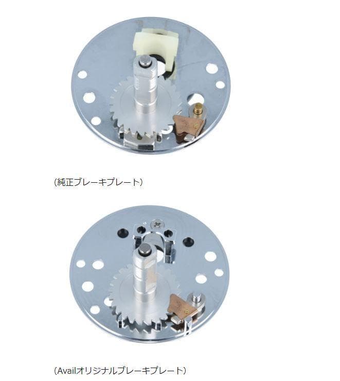 avail ブレーキプレート　2500C 非IAR用 ブラック
