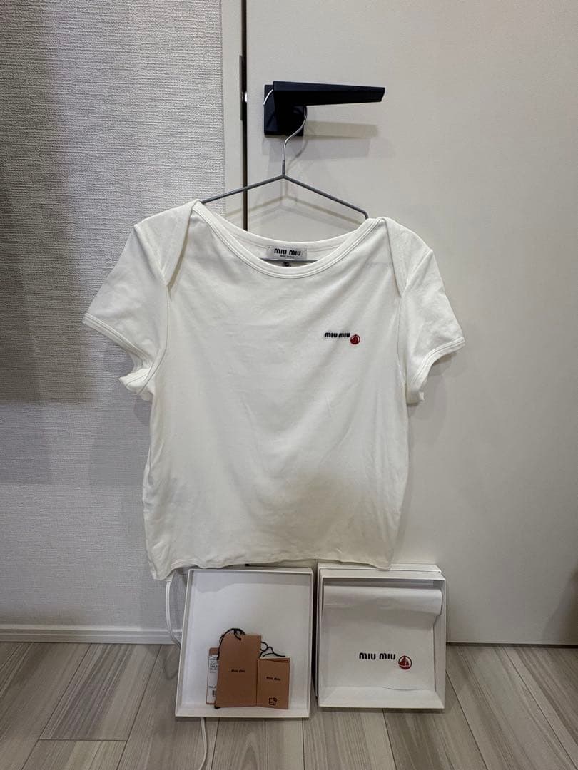 miu miu petit bateau コラボTシャツ