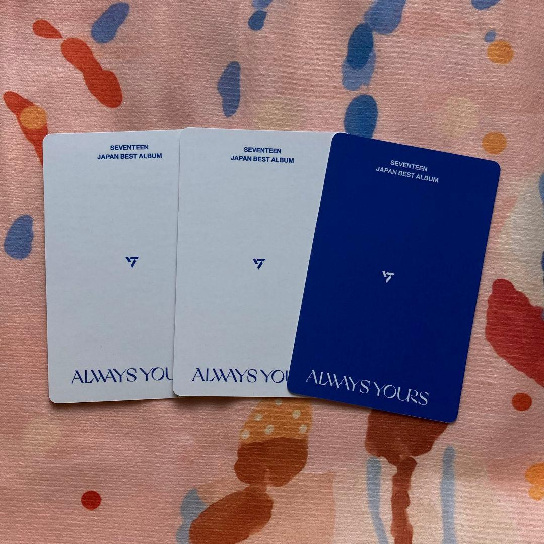SEVENTEEN ALWAYS YOURS ジョンハン ユニバ 特典トレカ3枚