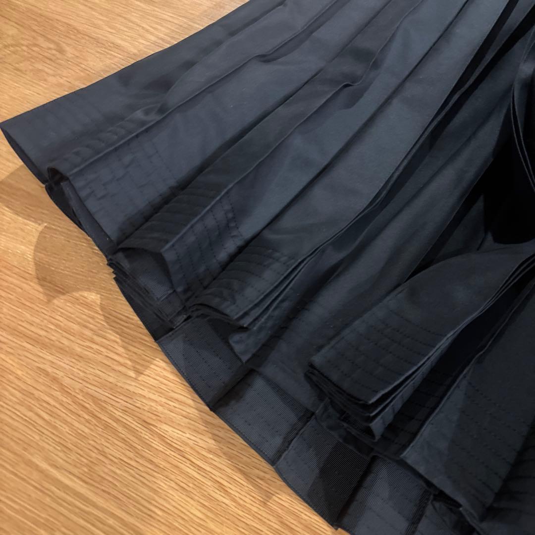 sacai 2024 ブラック プリーツスカート