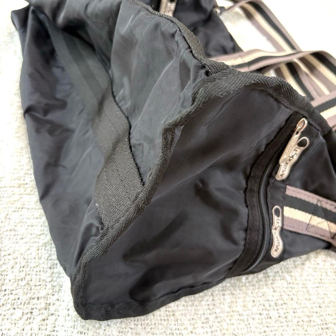 【希少】LeSportsac レスポ　ボストン　ミディアム　ウィークエンダー黒