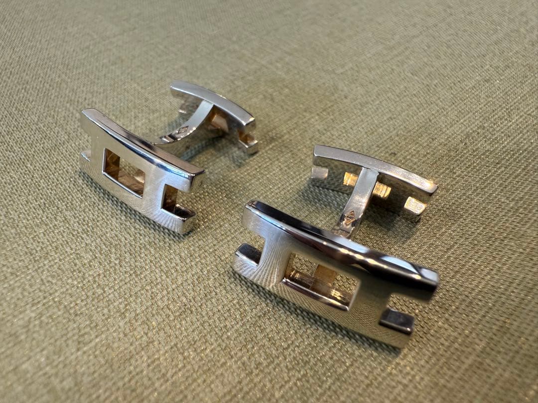 HERMES エルメスカフリンクス シルバー925