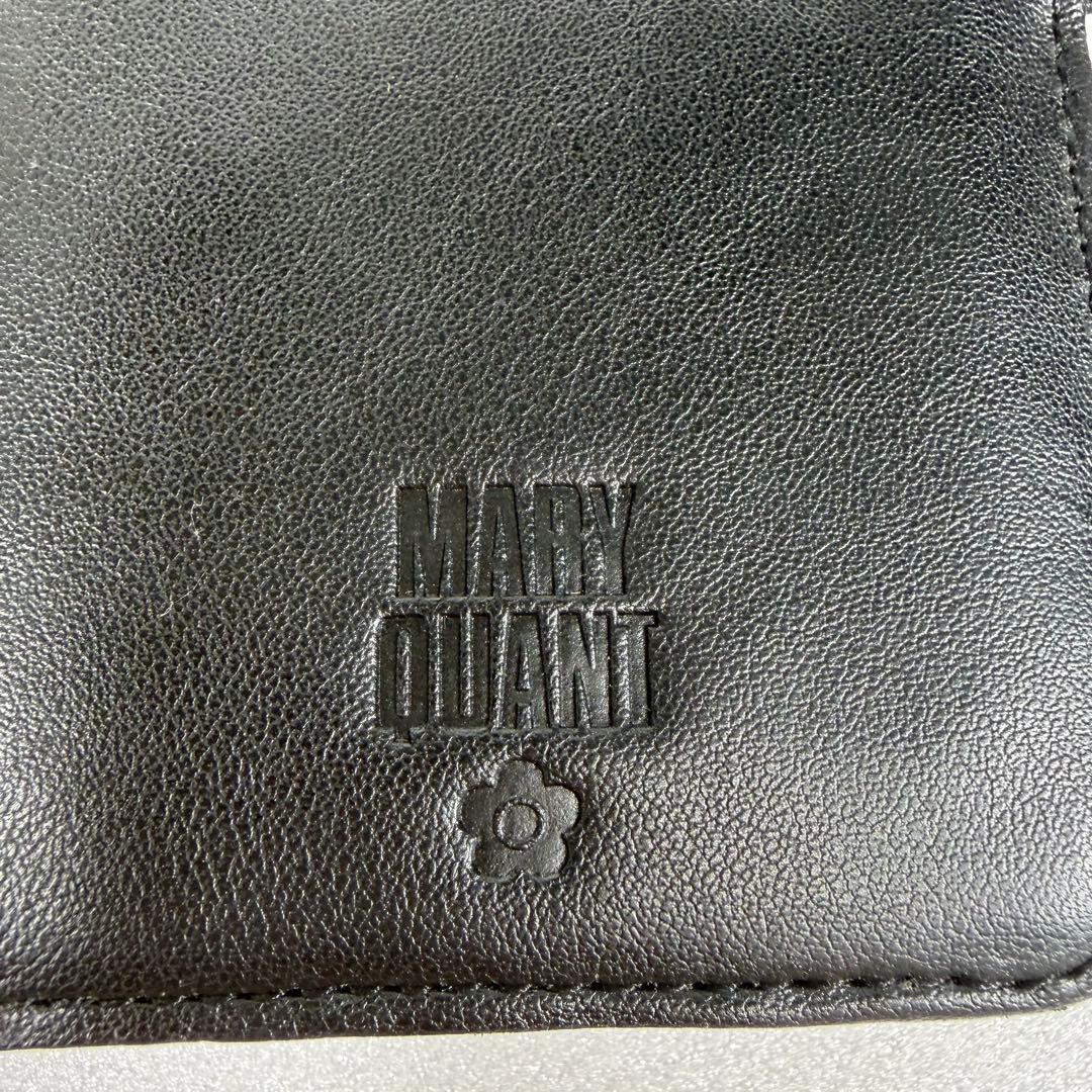 極美品 マリークワント デイジーパッチスナップ 二つ折り財布 保存袋付き