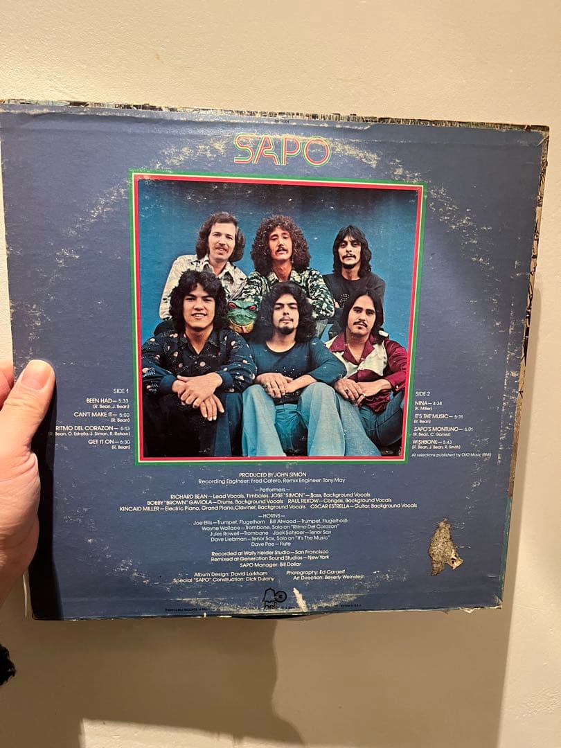 sapo Bell Records sapo Muro ラテンファンク　レア盤