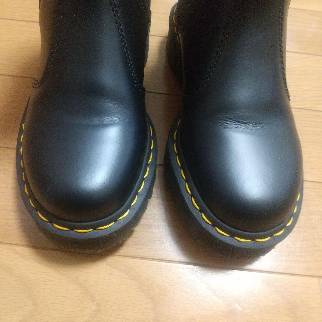 極美品　Dr. Martens 黒 サイドゴアブーツ 23cm