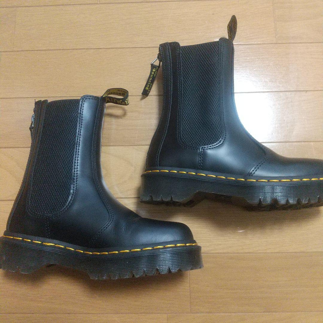 極美品　Dr. Martens 黒 サイドゴアブーツ 23cm