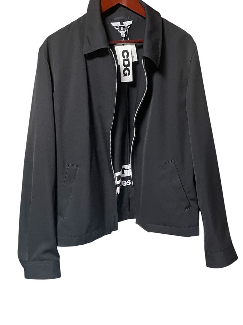 CDG WOOL GABARDIN CLASSIC BLOUSON XL 黒