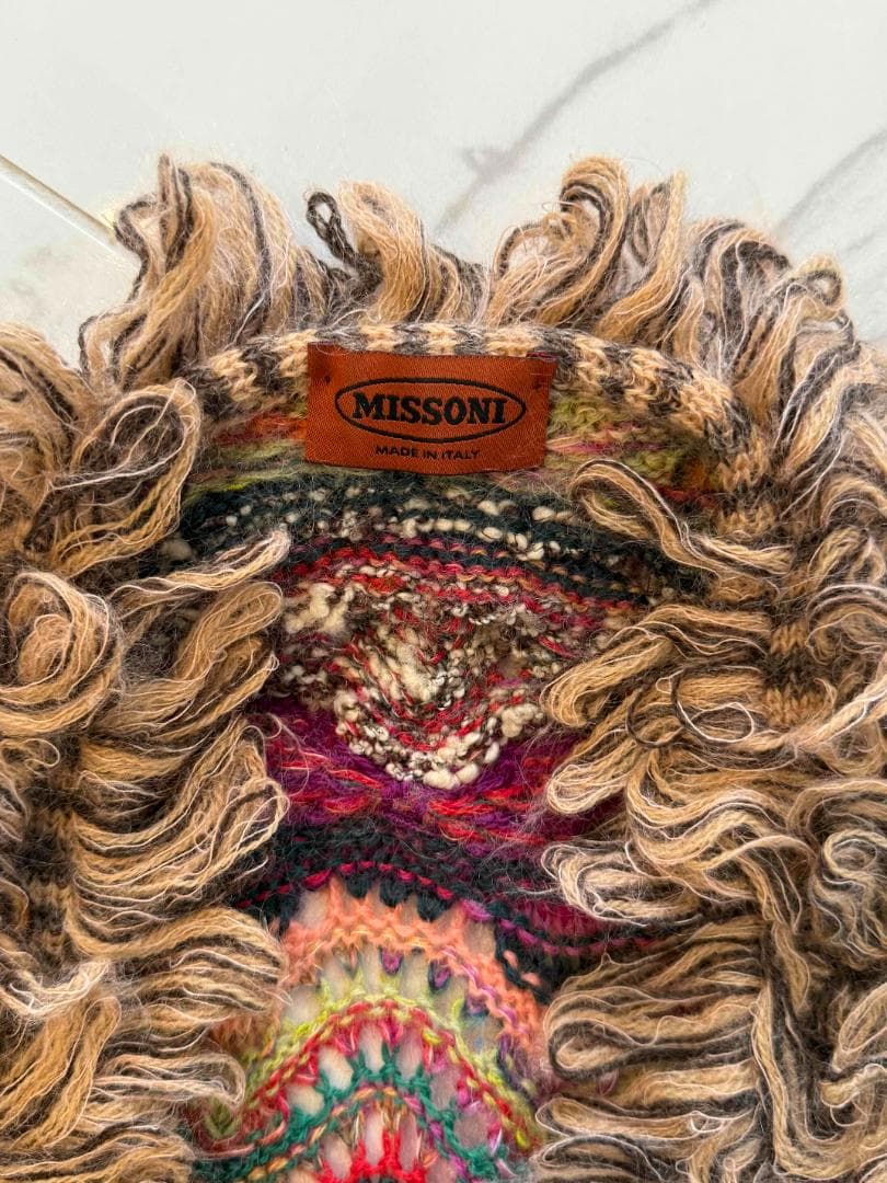 MISSONI フリンジ付きニットジャケット
