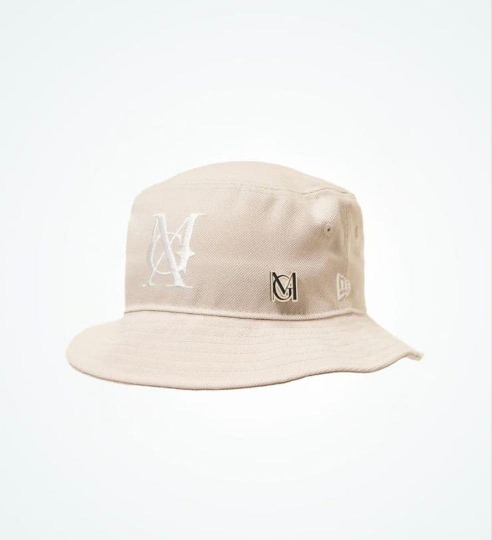 ミセスxスニダン ニューエラBUCKET01 MGA LOGO HAT ベージュ