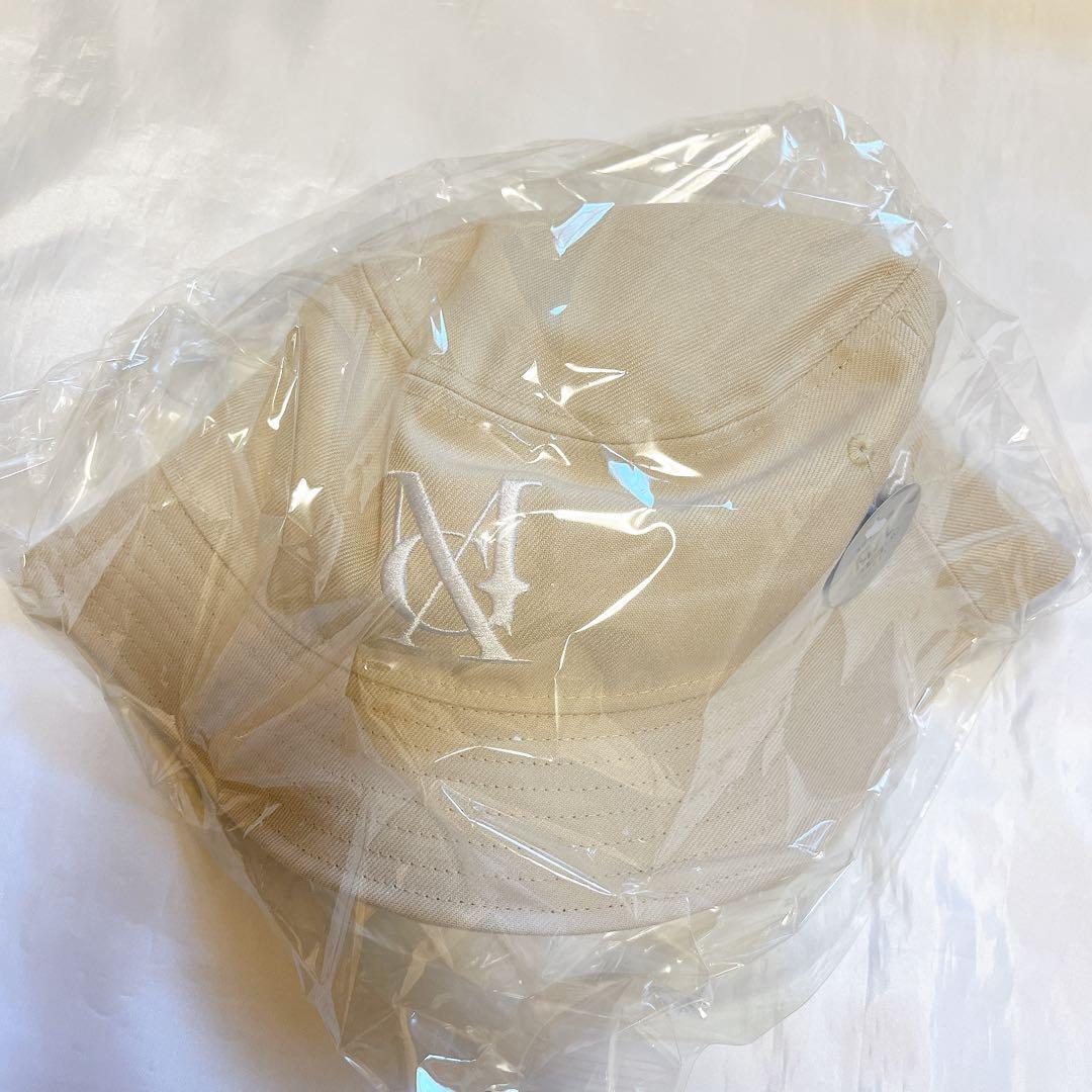 ミセスxスニダン ニューエラBUCKET01 MGA LOGO HAT ベージュ