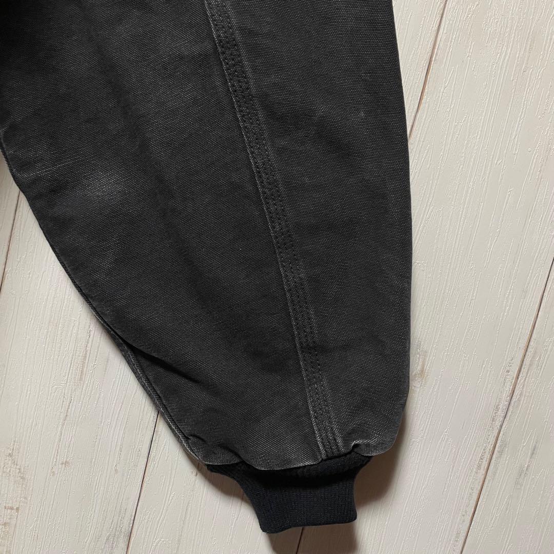 カーハート BLK ブラック 黒 USA製生地 ダック ジャケット ビッグサイズ